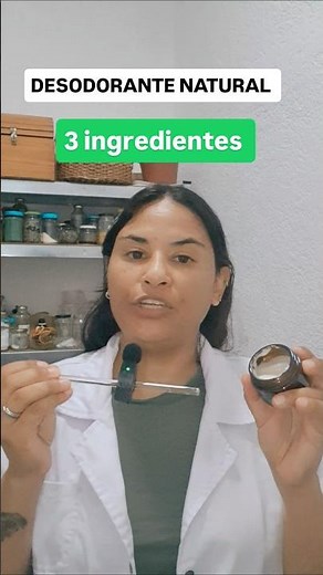 DESODORANTE NATURAL 3 INGREDIENTES #cosmeticanatural