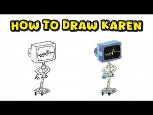 How to Draw Karen Plankton from SpongeBob SquarePants: Tutorial on Drawing