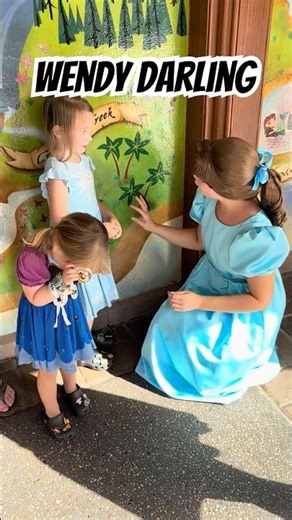 Meeting Wendy Darling at Walt Disney World’s Magic Kingdom #disney #disneyworld #wendydarling