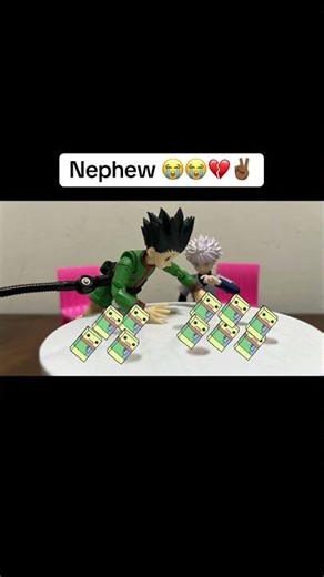 Killua’s Chocolate Robot Greediness|| #hunterxhunter #anime #memes #stopmotion #recommended #fyp