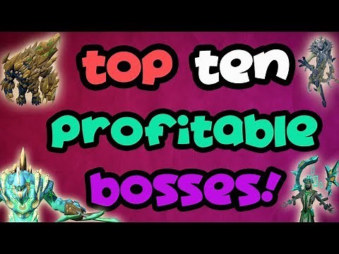 Runescape 3 - Top Ten Most Profitable Bosses! [2018]