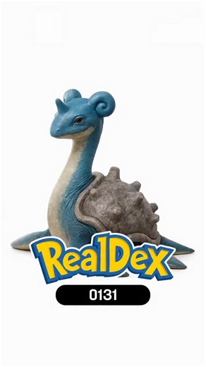 RealDex on Instagram: "🔥 Realistic Pokémon Evolution Series What if Pokémon existed in the real world? 0131 Lapras 0131 Gigantamax Lapras ”Created from scratch with AI tools by me“ ⚡️ Who’s your favorite Pokémon? 🔁 Save & share if you’ve ever imagined this. #Pokemon #RealisticPokemon #PokemonEvolution #3DAnimation #Pikachu #Eevee #ポケモン #FanArt"