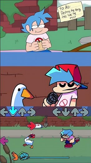 FNF Goose Duck - FNF Mod - Friday Night Funkin' Mobile Game #goose #duck #shortsviral