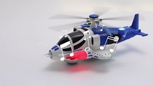 Helicopter Toy for Toddlers With Lights And Sounds, 360°Freedom And Operated Automatic Bump Autism Sensory Light Up Toys Airplane for Toddler Boy Toys 3 4 5 Year Old Up Boy Girl Birthday (Blue)