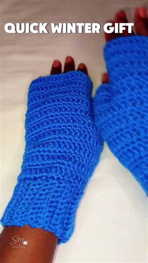 I Made These Fingerless Gloves in Just 1 Hour | Warm and Quick Winter Gift