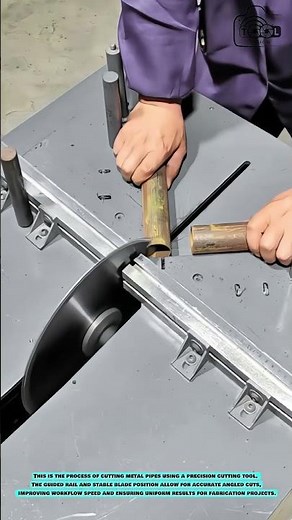 Metal Pipe Cutting Tool for Precision Angle Cutting #innovationtools
