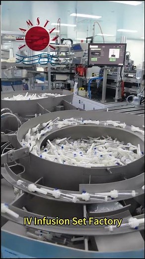 IV Infusion Set Factory #medicalconsumables #medicalsupplies