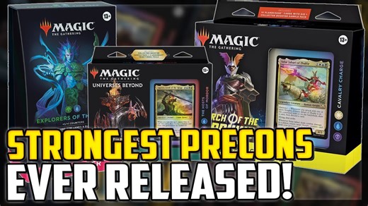 Top 10 STRONGEST Precon Decks for Commander Of All Time! - Magic; The Gathering