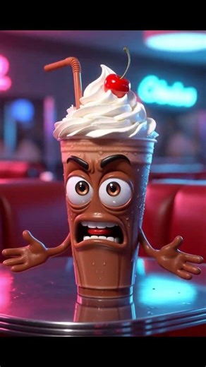Panic Milkshake 🥤😵 | Pixar Style 3D Animation Short