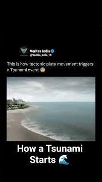​The Ocean Doesn't Just Rise...It Attacks.🌊📉​#Tsunami #Physics #Earthquake #Geology #Disaster #facts