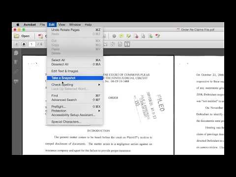 Acrobat OCR (optical character recognition)