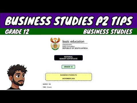 Business Studies Paper 2 (Last Minute Tips)