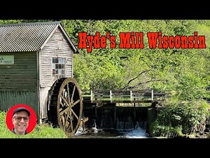 Hyde's Mill Wisconsin 😎 Water Wheel - Historic Mill #history #wisconsin #waterwheel