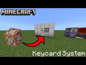 Minecraft | How to make keycard system using command block