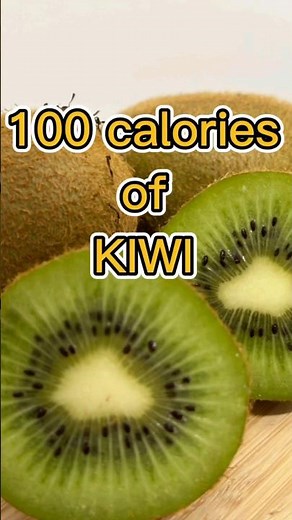 100 calories of KIWI! #fruit #delicious #healthy
