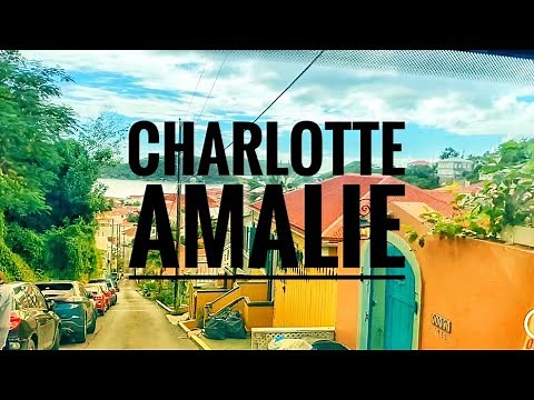 Driving around Charlotte Amalie, St. Thomas USVI from Skyline Drive