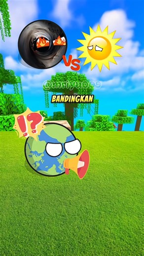 BUMI HANCUR DONG😨❗Ketika MATAHARI vs BLACK HOLE❓#countryballs #matahari #humor