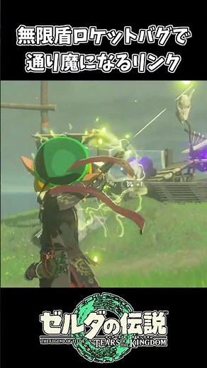 【ティアキン】無限盾ロケットバグで通り魔になるリンク【ゼルダの伝説 ティアーズ オブ ザ キングダム】