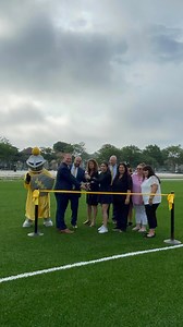 To start off the day, we had a ribbon cutting ceremony to officially open the new JMHS Athletic Field! | James Madison High School