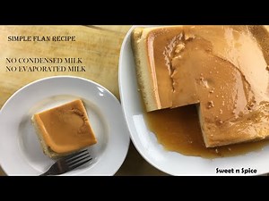 Only 3-ingredient flan recipe/ How to make simple flan recipe at home