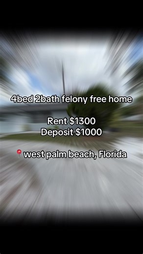 Spacious 4 Bedroom Home for Rent in West Palm Beach, FL