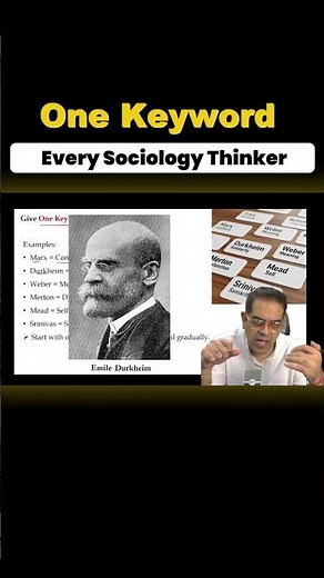 Remember Sociology Thinkers with This for UPSC