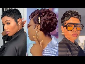 25 Pixie Cut Natural Short Hairstyles for African American Women