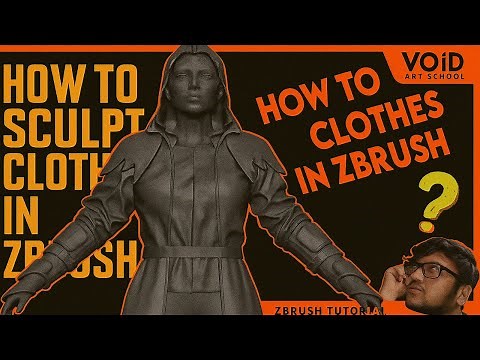 how to sculpt clothes in zbrush