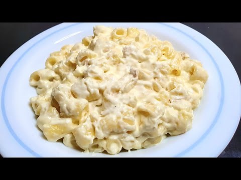 Recette facile de PÂTES à la crème fraîche et au fromage !