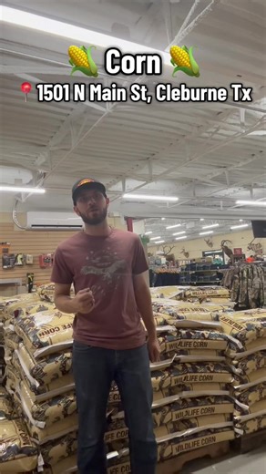 Hot corn prices at Apos Ranch & Outdoors! 🌽 Get a bag for just $7.95! 💰 Even better, buy a whole pallet and get a special discount! 🚜 Stock up now! 📞(817)666-1164 📍1501 N Main St, Cleburne, Tx 76033 #AposRanchAndOutdoors #CornPrices #Feed #FarmLife #Deals