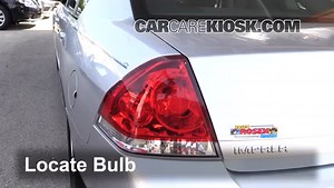 Tail Light Replacement on 2016 Chevrolet Impala Limited LTZ 3.6L V6 FlexFuel