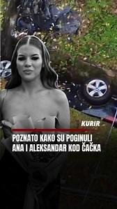1.6M views · 4.1K reactions | Stigli rezultati obdukcije: Ovo je uzrok smrti Ane i Aleksandra! Obdukcija je pokazala da su Ana Radović (20) i Aleksandar Masalušić (37) nastradali od višestrukih preloma kostiju usled siline udara nakon sletanja ""audija"" u betonski propust u Ovčarsko-kablarskoj klisuri. Izvor: RINA/Kurir #kurir #anaradovic #aleksandarmasalusic #cacak #ovcarbanja | Kurir | Facebook