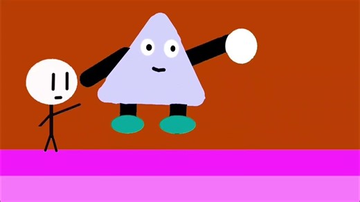 Stickerman Triangle In Invert Color (Instructions In Description)