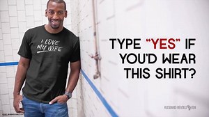"I LOVE MY WIFE!" - Is this true for you? Get the new shirt here ► shop.husbandrevolution.com/ilovemywife | Husband Revolution