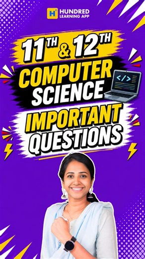 11th and 12th Computer Science Important Questions for First Midterm 2026 #11th #12th #studyplan