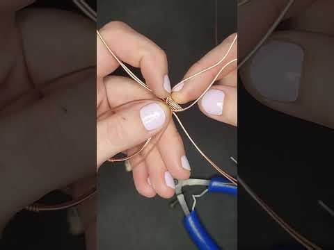 Beginner friendly, no drill cabochons wirewrap tutorial woven bail