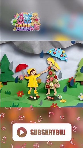 TWINS TUNES- Piosenki dla dzieci || "Deszczowa piosenka" short 4