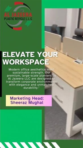 Modern Designs |Strong Quality| Ready Stock –Premium Recycled Plastic Planters#EcoFriendly#UAEPlants