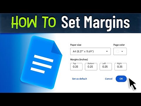 Google Docs How To Change Margins Tutorial