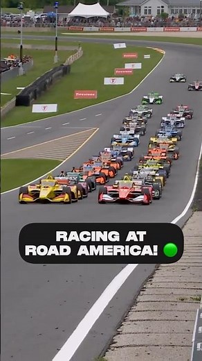 WELCOME TO AMERICA'S NATIONAL PARK OF SPEED! 🟢 #indycar #racing #roadamerica