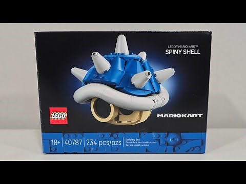 Lego Mario Kart Spiny Shell Set 40787 Review! Lego VIP Exclusive!