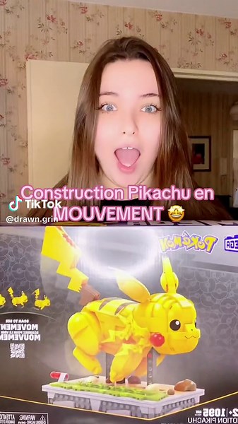 Construire un Pikachu en mouvement avec LEGO