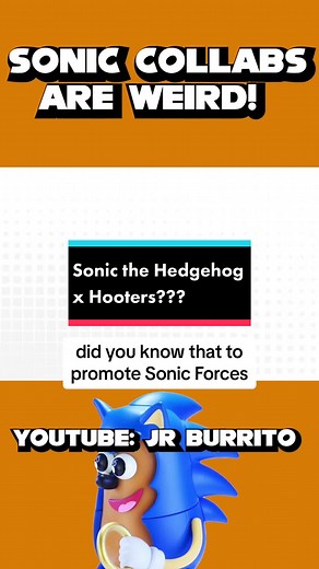 Sonic x Hooters??? Check me out on YT: Jr Burrito #sonic #sonicthehedgehog #merch #hooters #sonicmerch #sega #sonicforces