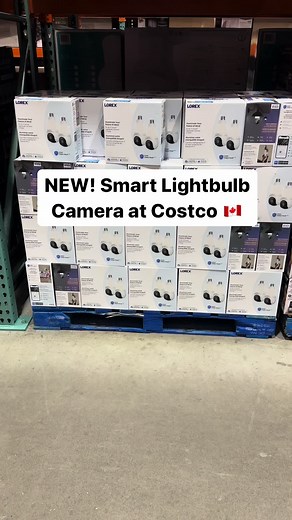 NEW! Smart Lightbulb Camera at Costco 🇨🇦 - 2K Resolution & Colour Night Vision