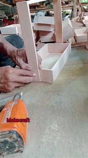 making and installing wooden parcel box handles