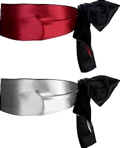 Mask Set Blindfold Satin Eye Mask Kit Silk Eye Mask Adjustable Sleeping Blindfold Eye Mask 59 inch Eye Blindfold Sleep Mask