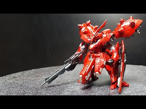 Gundam Nightingale by Bandai Artifact 004 model kit build metal etched parts custom paint