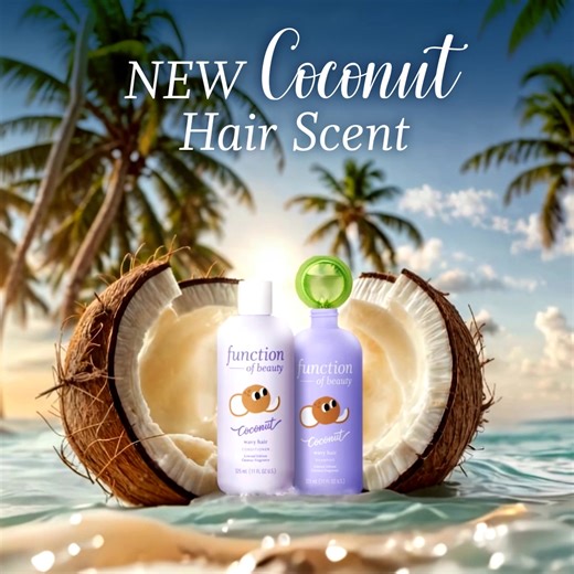 1.3K reactions · 190 shares | Wave hello to our new and limited edition tropical-inspired hair scent: Coconut. Shop now in-store and online, only at Target. | Function of Beauty | Facebook