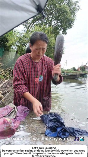 Washing Clothes by the Riverside – A Timeless Ritual! 🧺💧