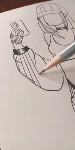 how to draw a girl full body step by step | how to draw anime girl | girl drawing#shorts#art #viral
